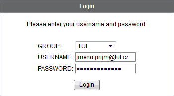 AnyConnect login
