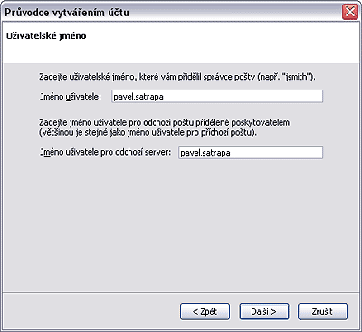Uživatelské jméno