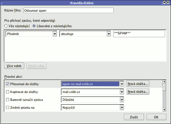 editace pravidla