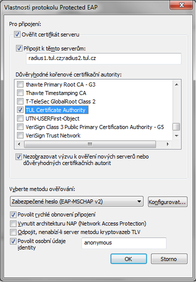 Properties of Protected EAP